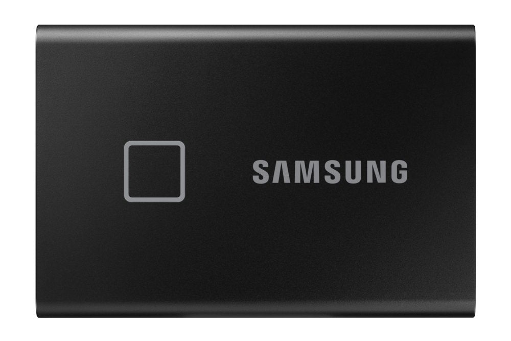 Samsung T7 Touch | Externe SSD | 1TB | USB 3.2 Gen2 | 1050 MB/s | Wachtwoordbeveiliging | Zwart | Compact en Veilig - Matmuis - Matmuis